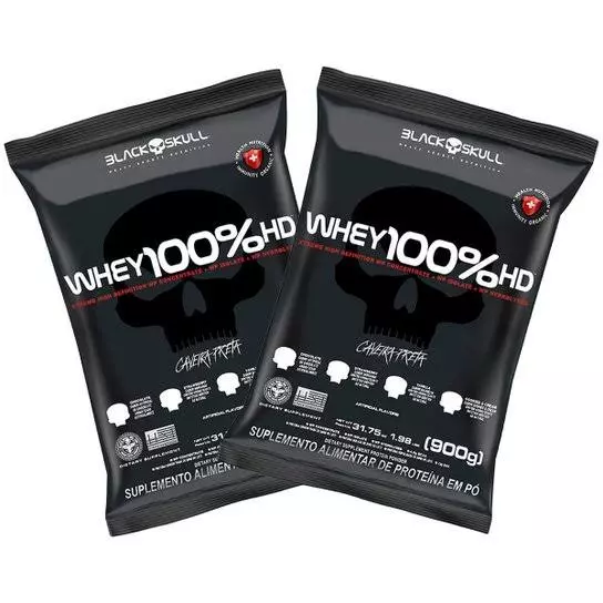 Whey 100% Black Skull Refil