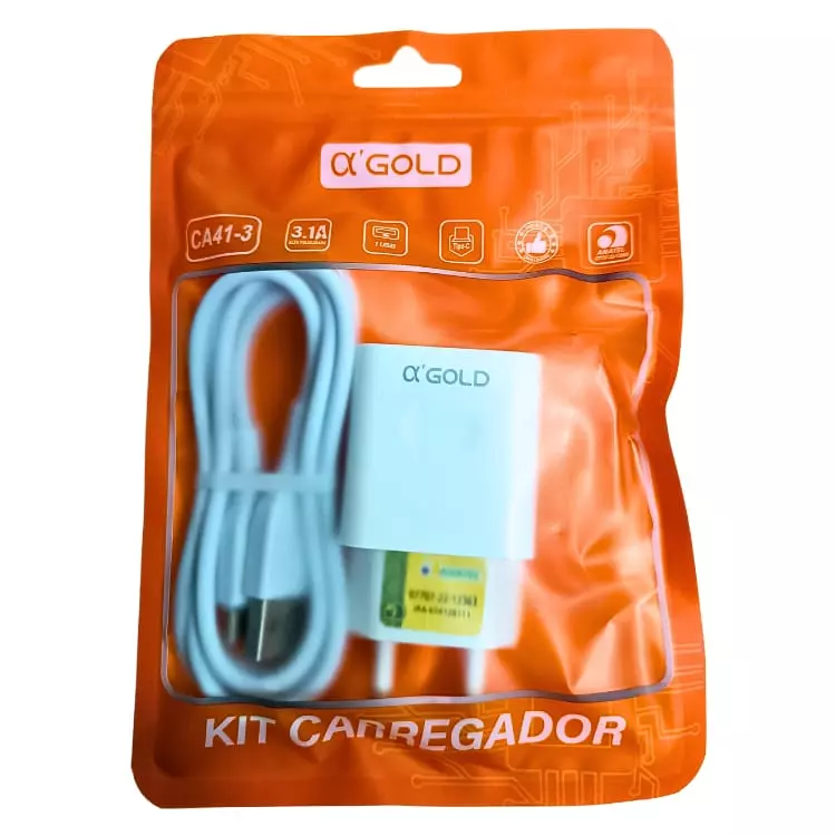 CARREGADOR GOLD TIPO-C CA41-3