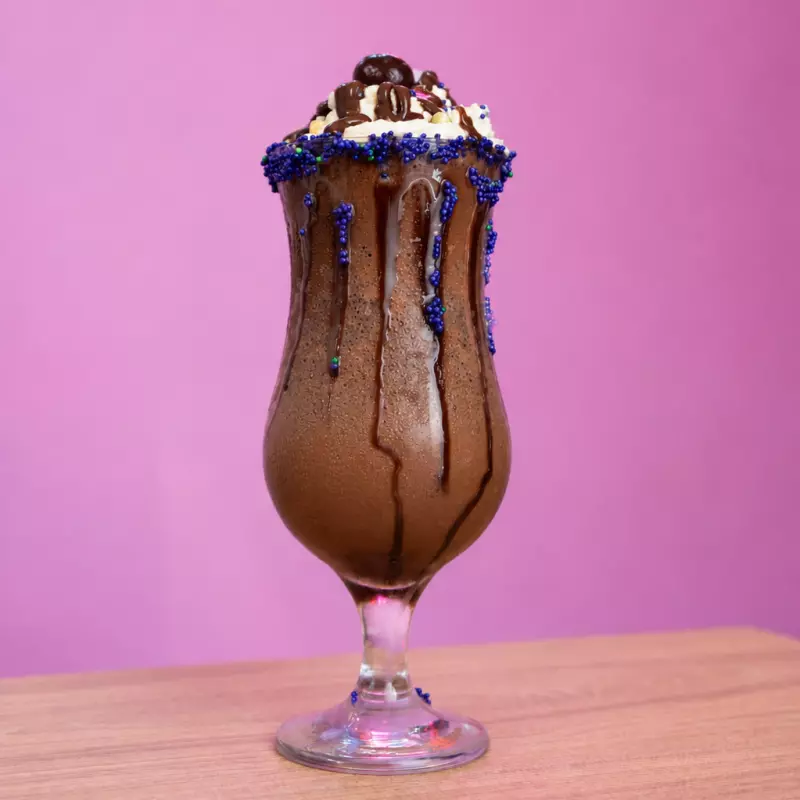 Malteada de chocolate