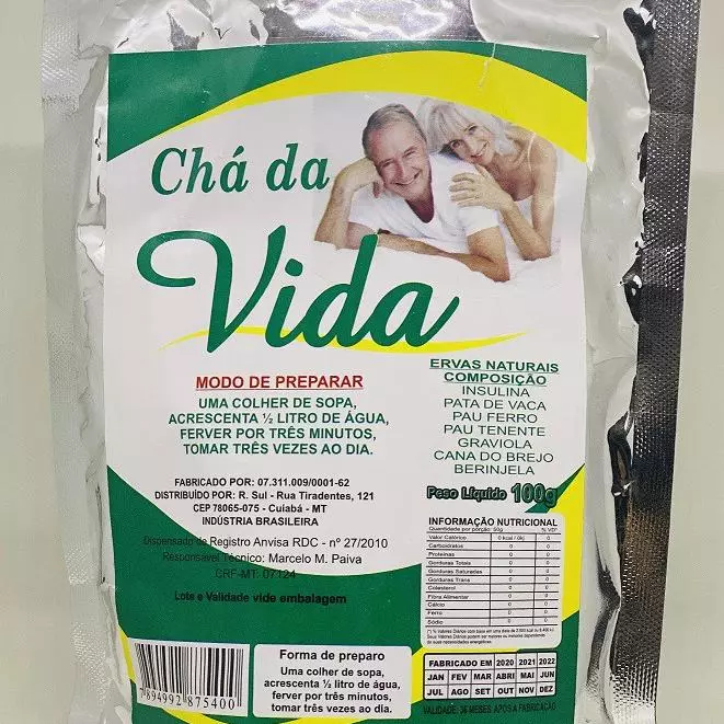 CHÁ DA VIDA - 100G