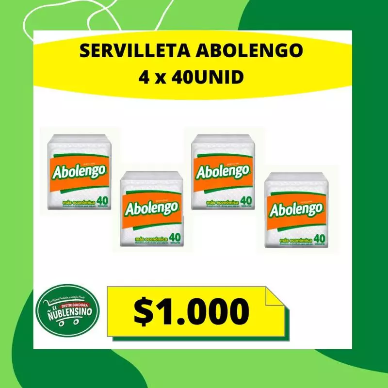 Pack 4 paquetes servilleta