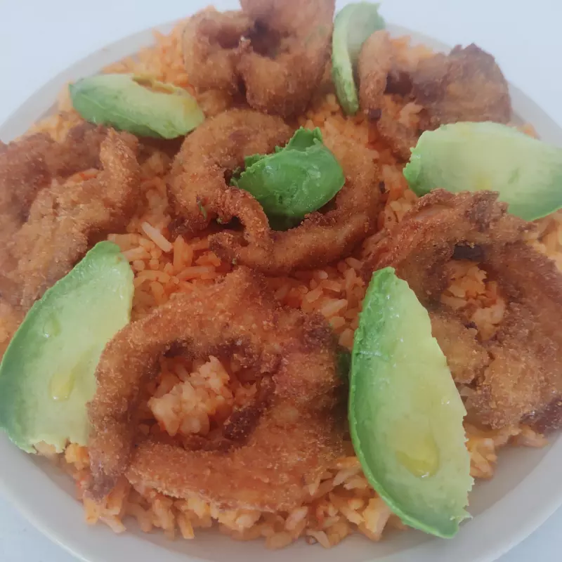 ARROZ CON CAMARONES