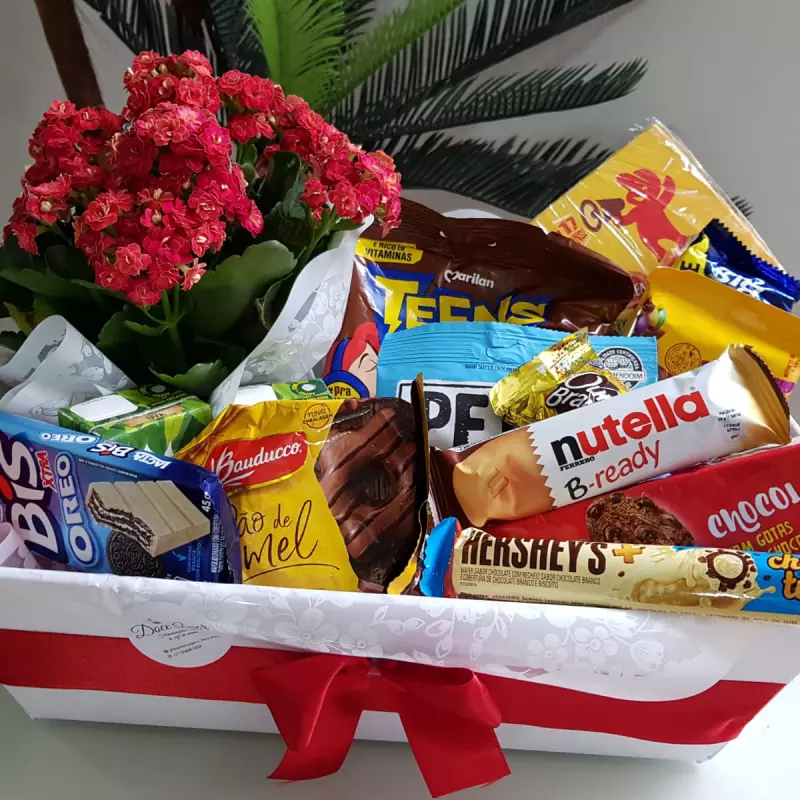 CESTA CHOCOLATE MAIS