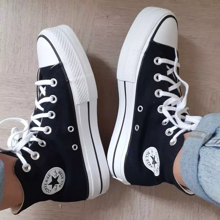 BOTA PLATAFORMA NEGRA