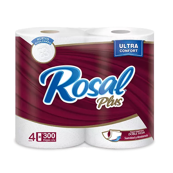 Papel Higienico ROSAL PLUS 300 HOJAS