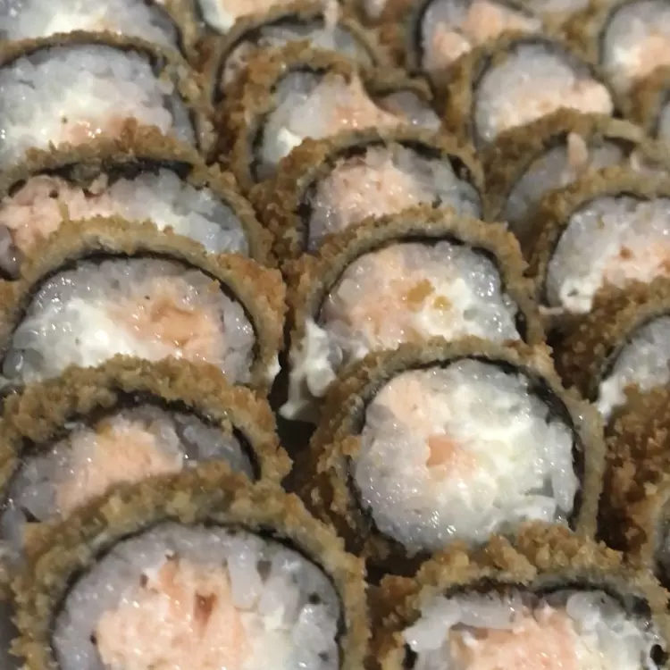 Porção de carioca de salmão