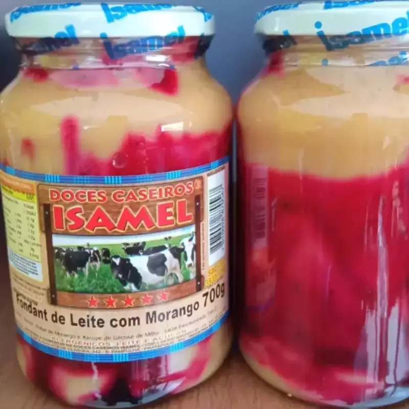 Fondant Leite com Morango 600gr