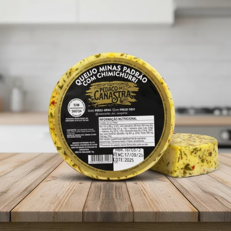 Queijo Minas Padrao com Chimichurri