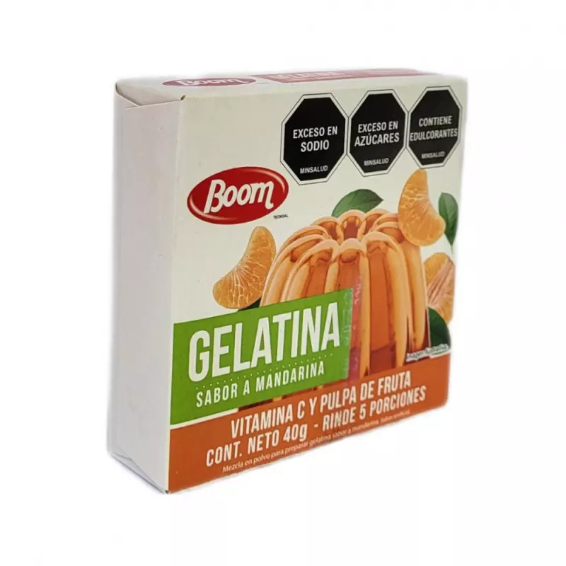 Gelatina Boom de Mandarina de 40g