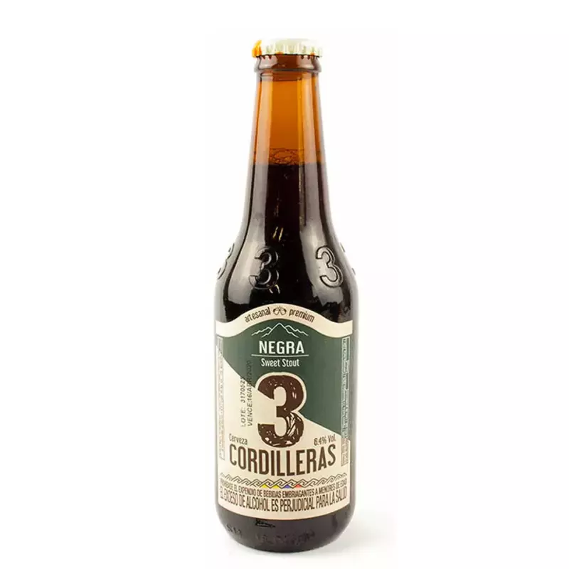 Cerveza 3 Cordilleras Negra 330 ml