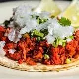 Taco de chorizo