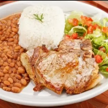 🍽️Almoço com Bisteca