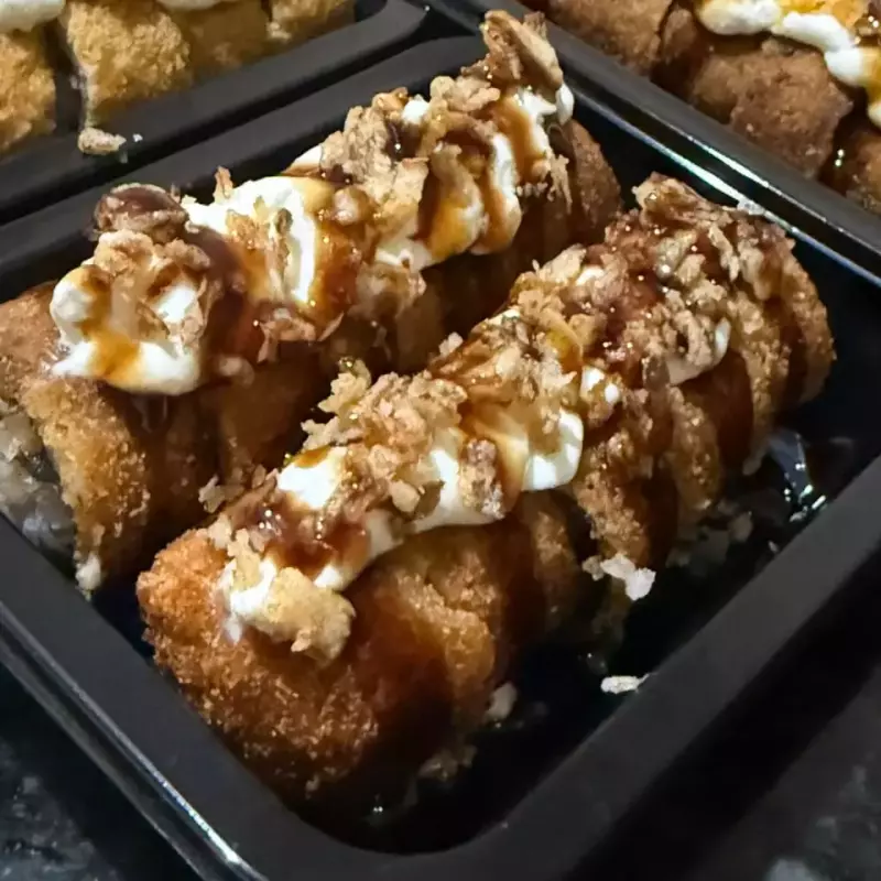 10 Hot Roll de Cebola Crispy