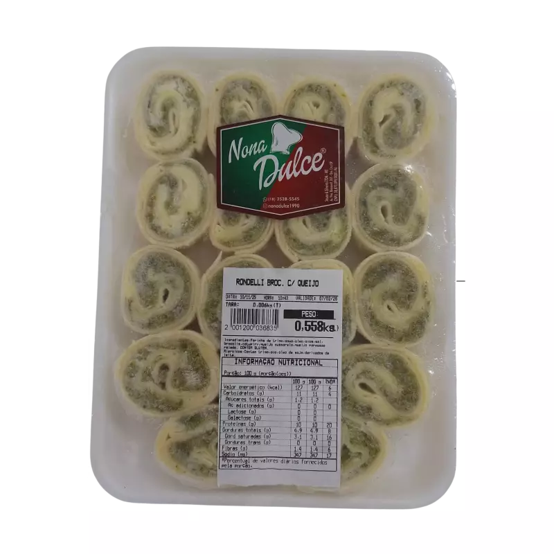 Rondelli Brócolis e Catupiry 550g