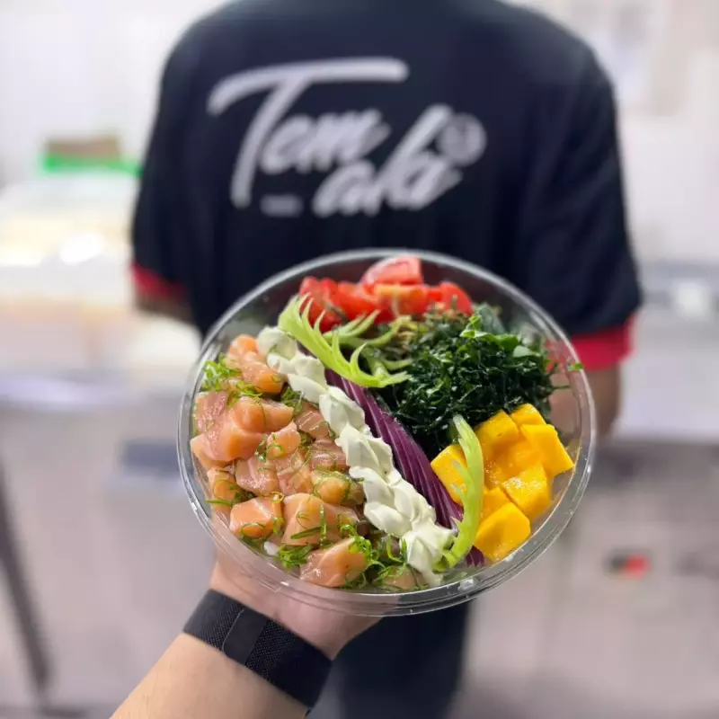 POKE / salmão+GELEIA BRINDE