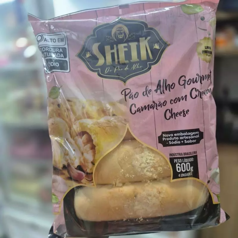 Pão de Alho Camarão Cream Cheese
