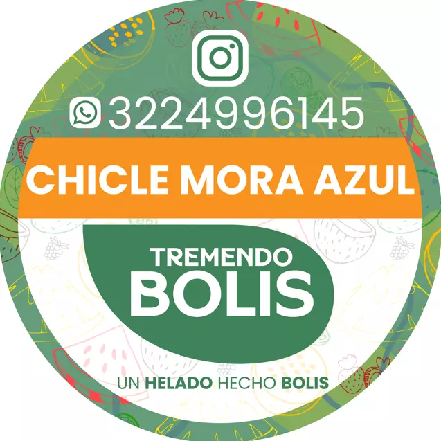 Chicle Mora Azul