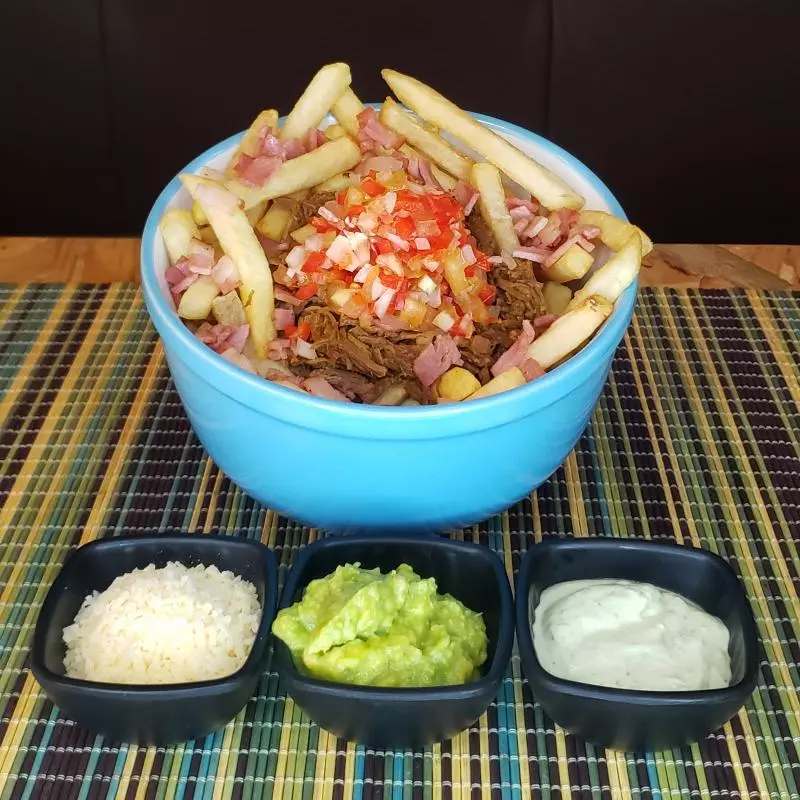 Papas Carne Desmechada