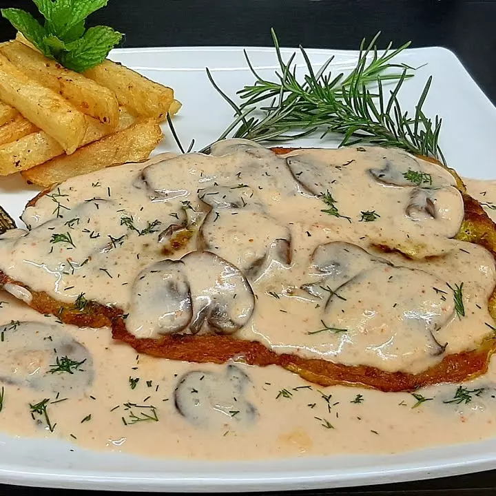 trucha con champiñon 250 gramos