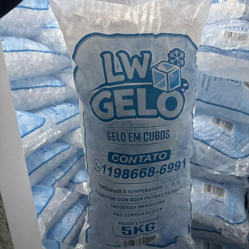 SACO DE GELO 5KG ATACADO