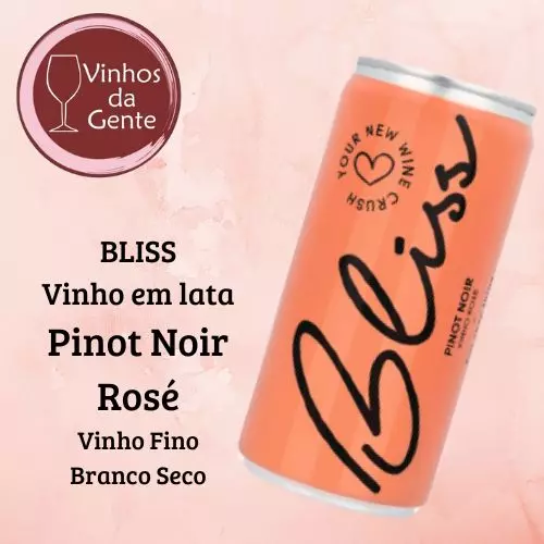 Bliss Pinot Noir Rosé lata 269ml