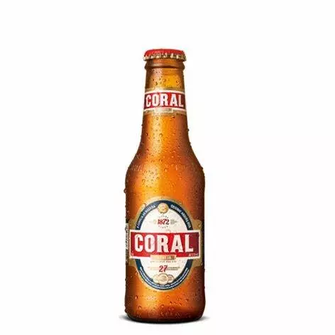 Cerveja Coral Branca long neck 330ml