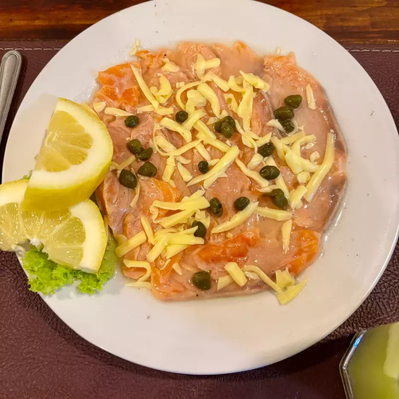 Carpaccio de Salmón o Atún
