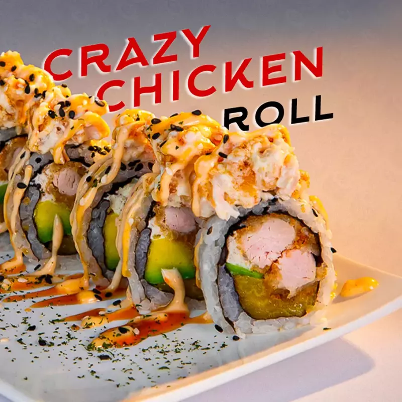 Crazy Chicken roll (si, el de pollo)