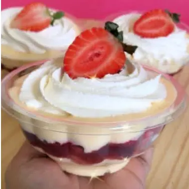 Gelado de Geleia de Morango