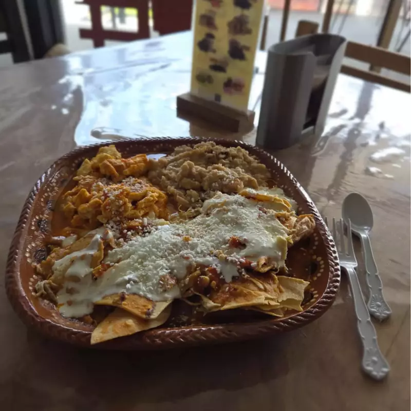 🍳 Plato Completo de Chilaquiles