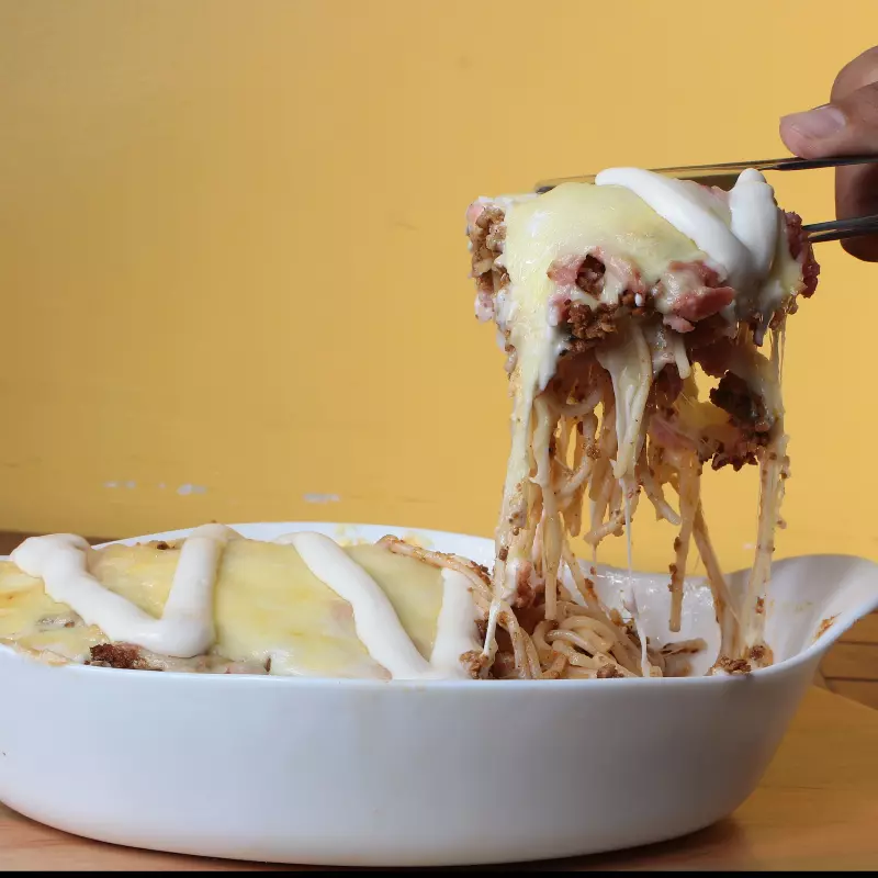 Espaguete tipo Lasanha