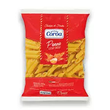 MASSA COROA PENNE C/OVOS 500G
