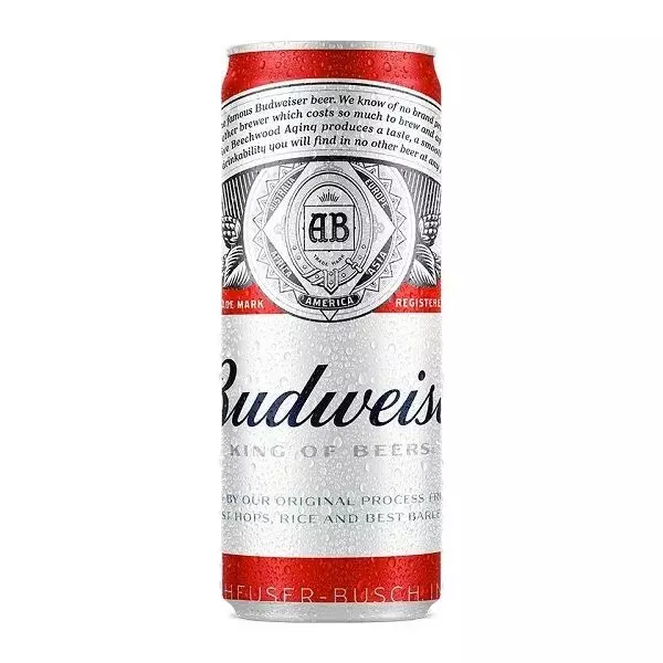 Cerveja Budweiser lata 350ml