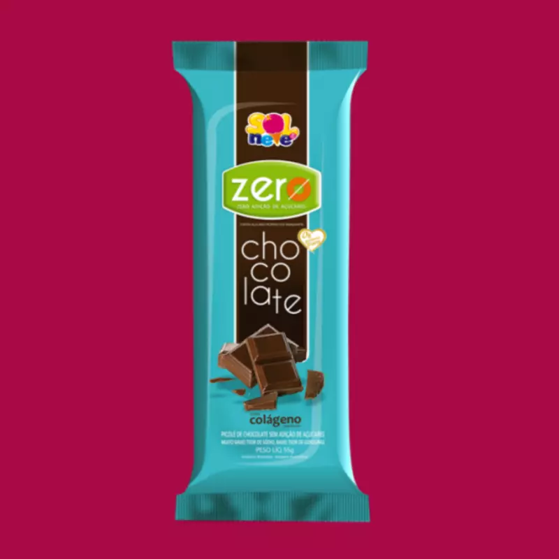 Picolé Chocolate Zero Açúcar