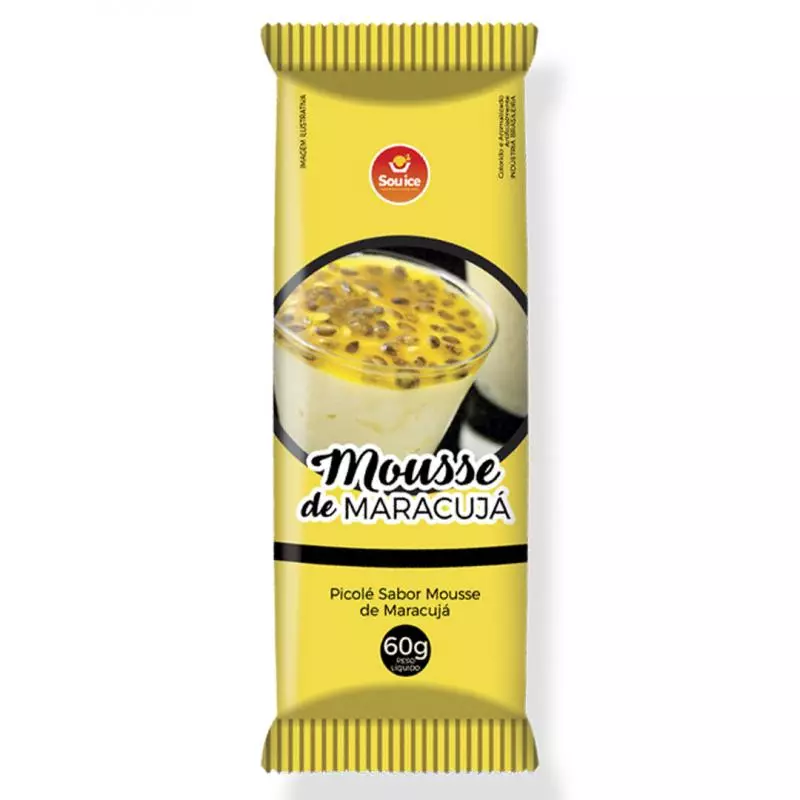 Picolé Astros Mousse de Maracujá