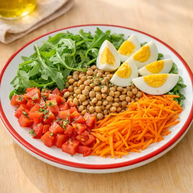 Ensalada / Legumbres & Huevo