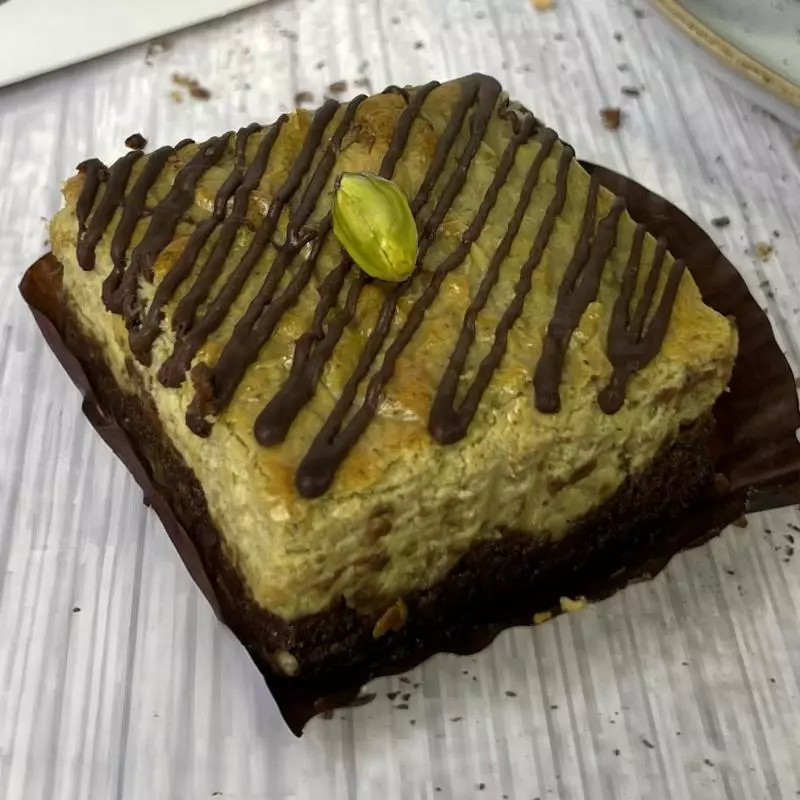 CHEESEBROWNIE PISTACHO KETO (NUEVO)