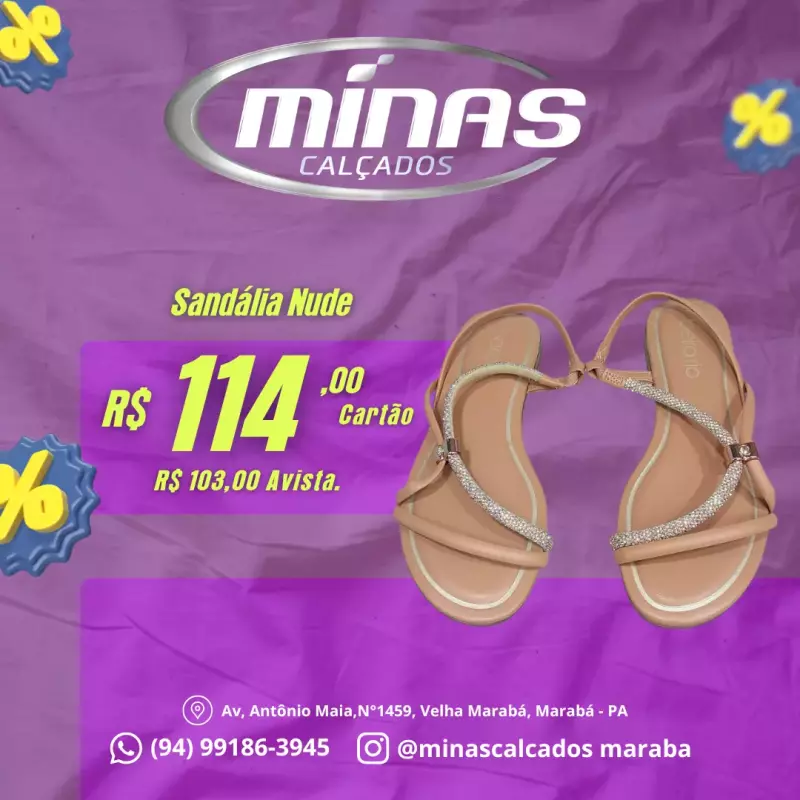 Sandália Nude RF: 8552103