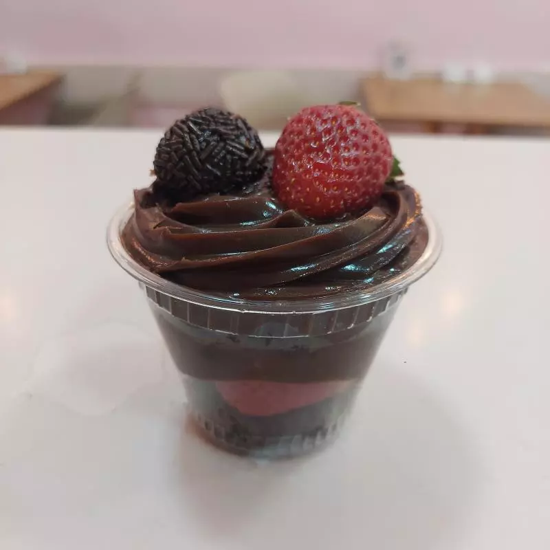 Verrine P chocolate c/ Morango