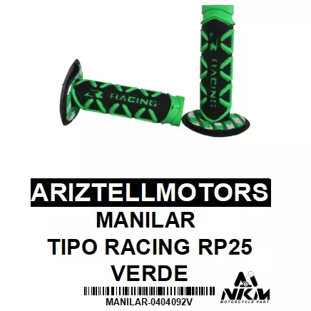 MANILAR TIPO RACING RP25 VERDE