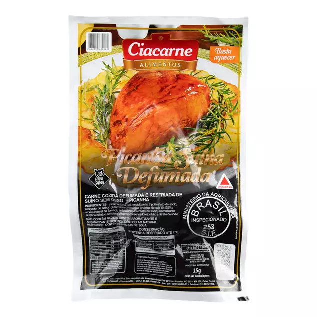 PICANHA SUÍNA COZIDA E DEFUMADA
