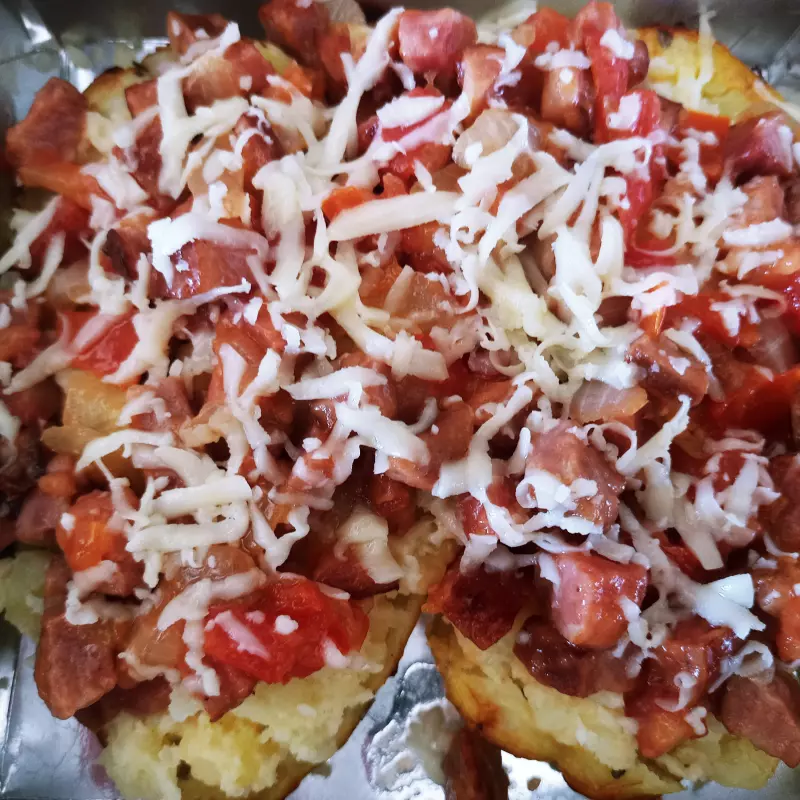 Batata recheada calabresa 500gr