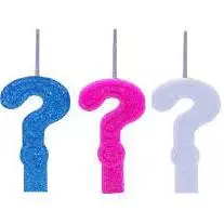 VELA INTERROGAÇÃO CORES UN