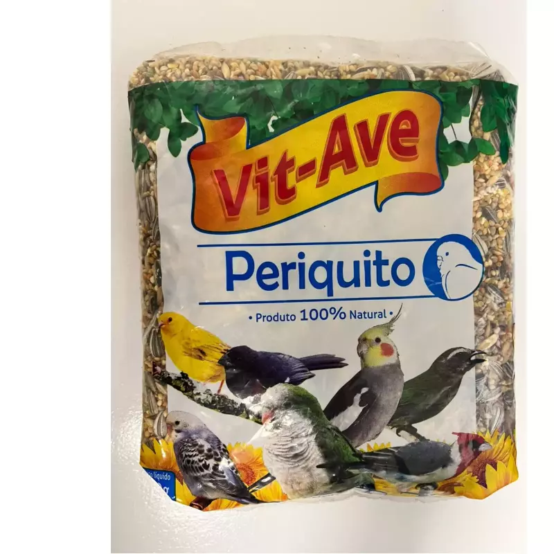 RAÇÃO PÁSSARO PERIQUITO VIT AVE 500G