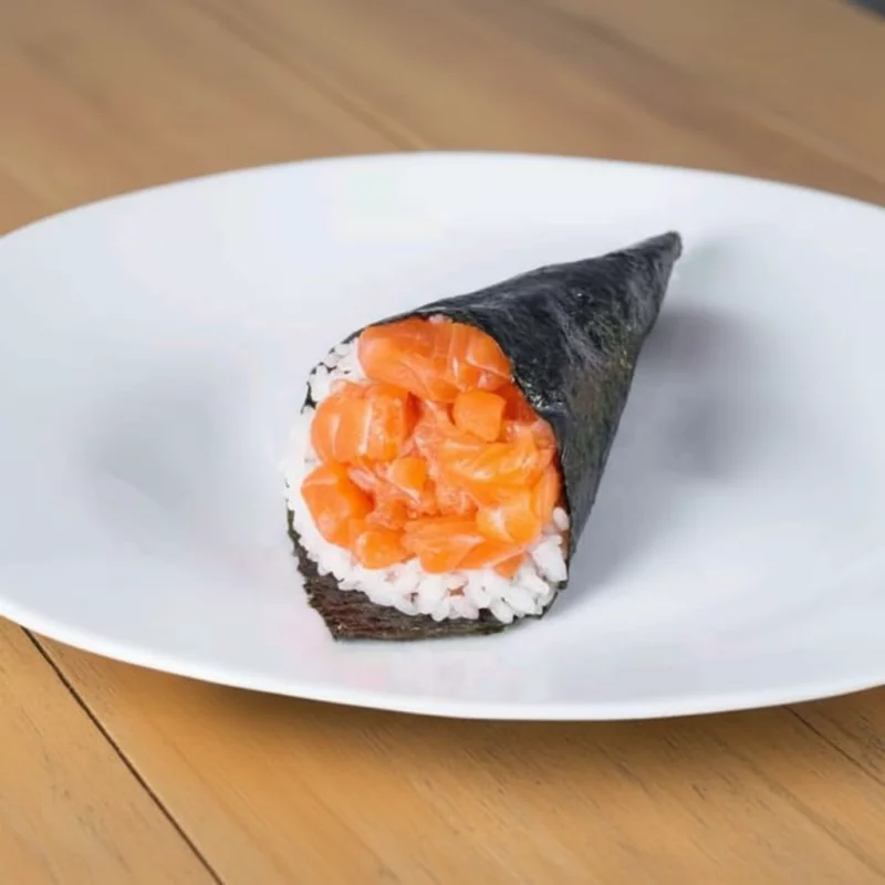 Temaki salmão
