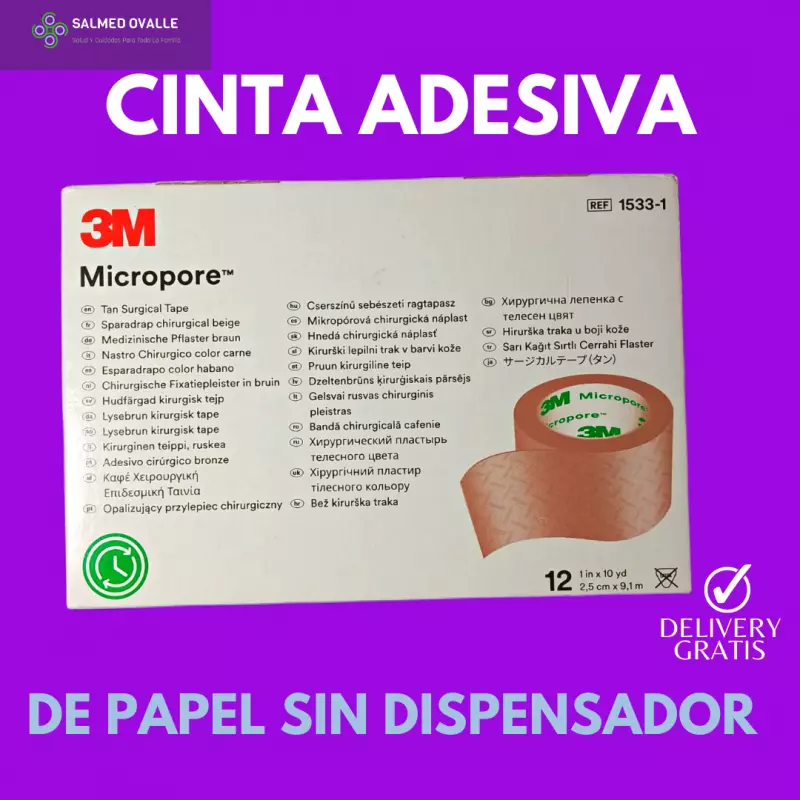 CINTA ADESIVA DE PAPEL COLOR PIEL
