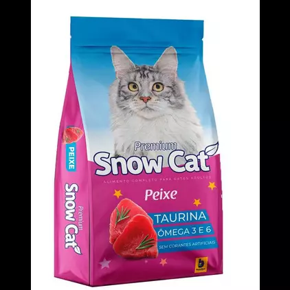 RAÇÃO SNOW CAT SABOR PEIXE 10X1KG