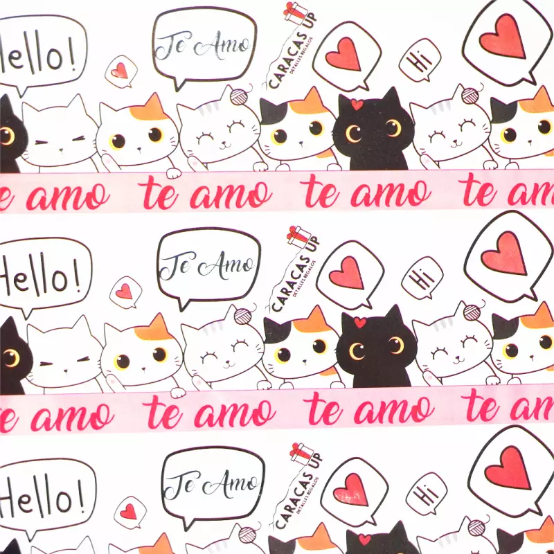 PAPEL DE REGALO MICHU TE AMO