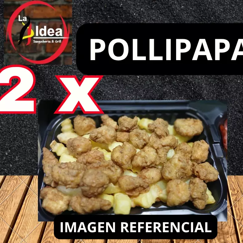 PROMO 2 Pollipapa + Pepsi jumbo