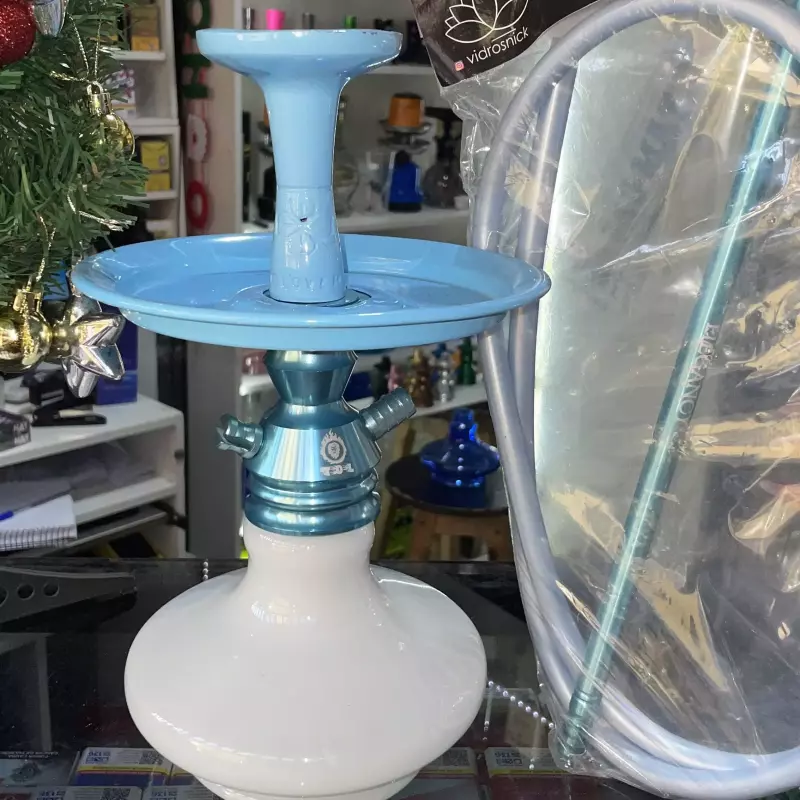 Narguilé Azul Claro